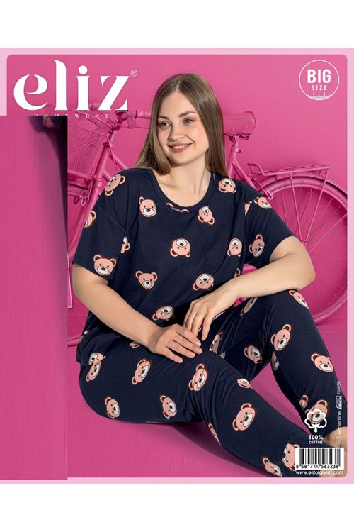  DESENLİ BAYAN BATTAL PIJAMA TAKIM ELİZ