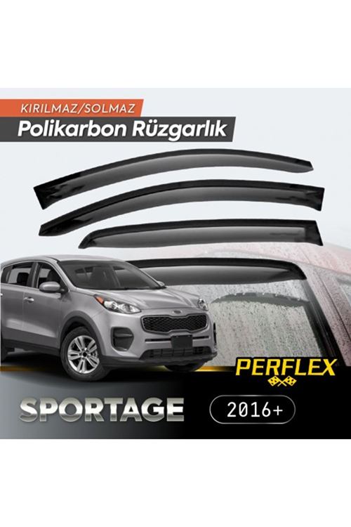 KIA Sportage 2016+ Cam Rüzgarlığı V2 Düz