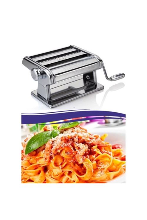 Çelik Erişte ve Makarna Yapma Makinesi 180 MM